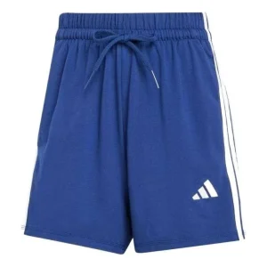 (WMNS) adidas Essentials 3-Stripes Cotton Shorts Asia Sizing 'Blue' JD0913
