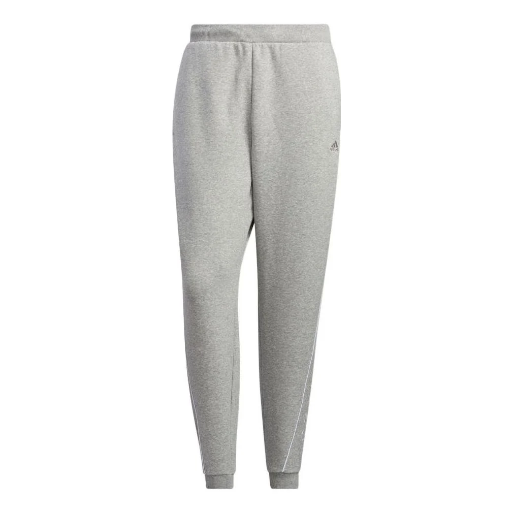 Men's adidas Solid Color Alphabet Logo Casual Sports Pants/Trousers/Joggers Gray HM2681