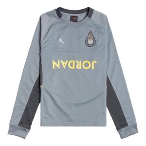 Air Jordan Basketball Pullover Long Sleeves Gray CJ9081-065