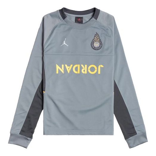 Air Jordan Basketball Pullover Long Sleeves Gray CJ9081-065