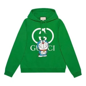 Gucci x Doraemon Cotton Hoodie 'Green' 646953-XJDE1-3229