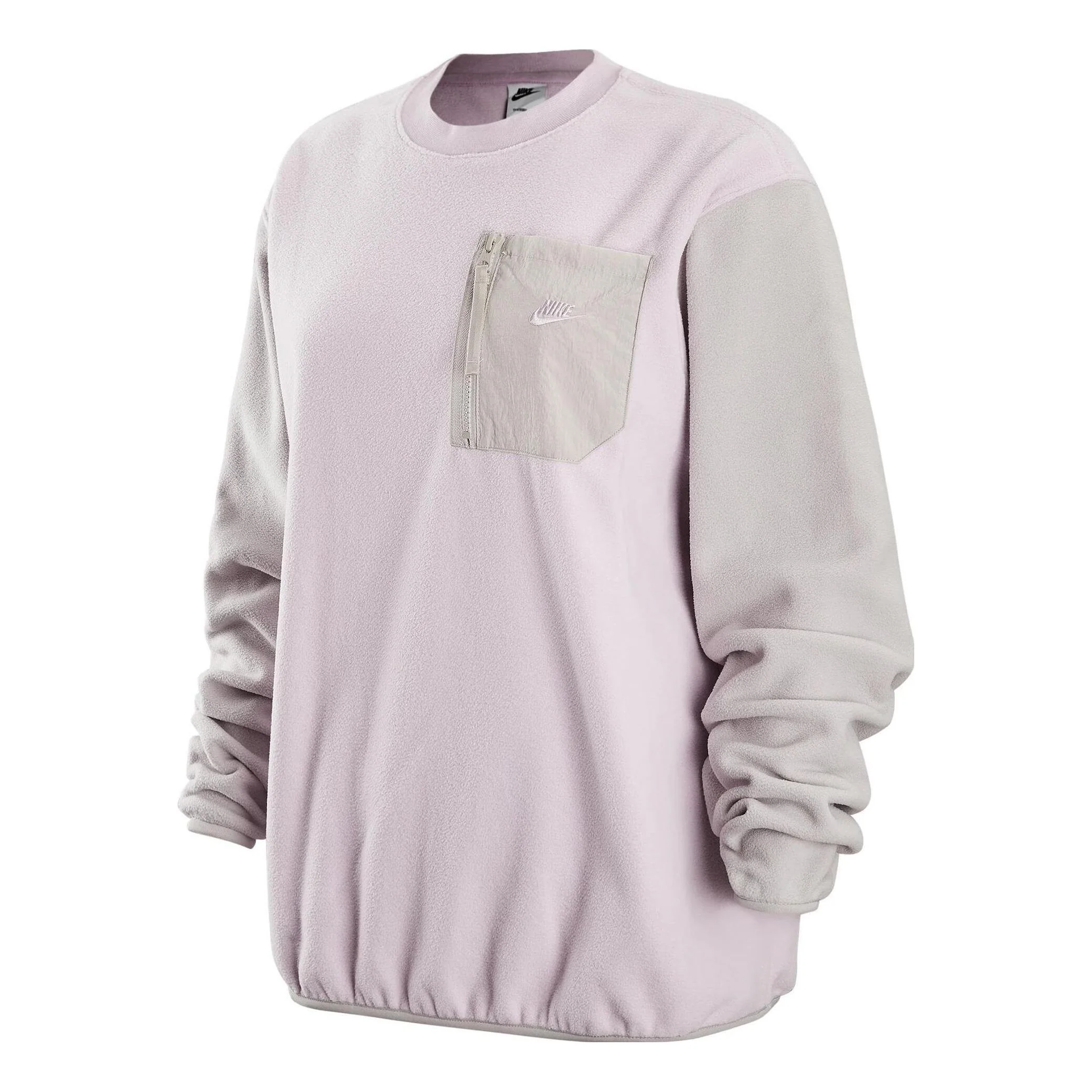 Nike Utility Pack Colourblock Polar Fleece Sweat 'Light Pink Purple' FD2376-576