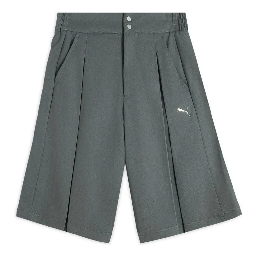 (WMNS) PUMA Dare To Shorts 'Mineral Gray' 633253-83