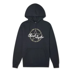 Converse Deconstructed Chuck Patch Pullover Hoodie Asia Sizing 'Black' 10022265-A01
