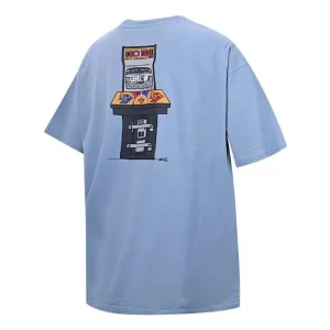 Converse Level Up T-Shirt Asia Sizing 'Light Blue' 10023462-A03