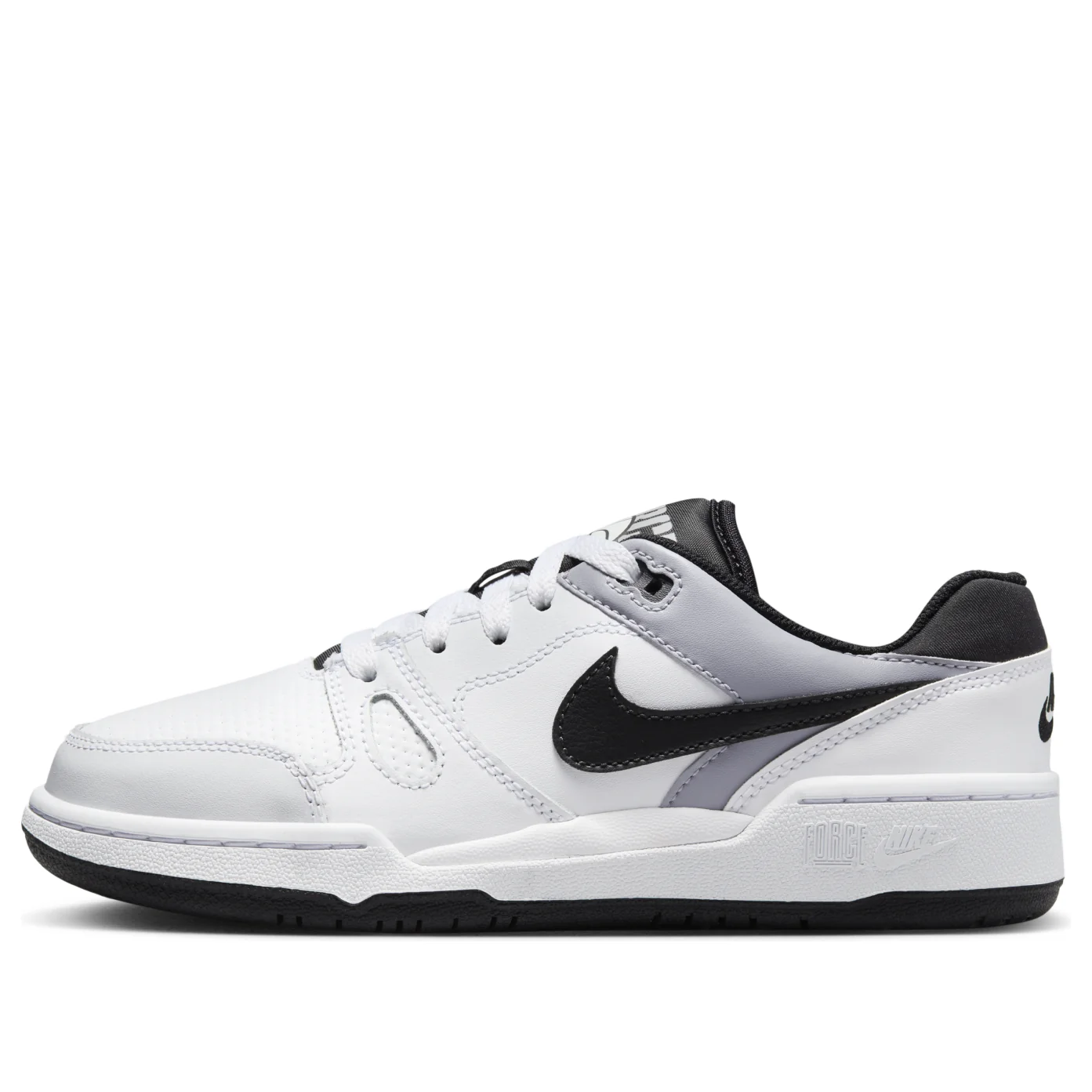 (GS) Nike Full Force Low 'White Pewter Black' FV5929-101