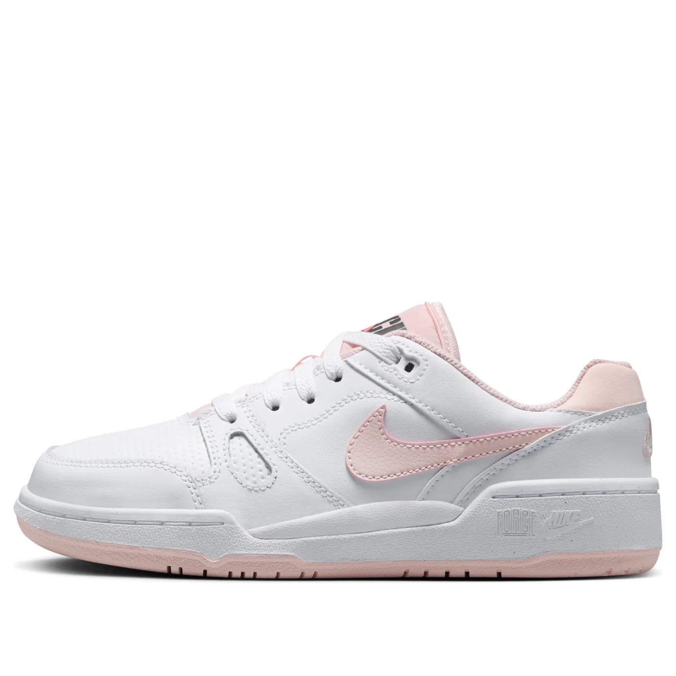 (GS) Nike Full Force Low 'White Bright Mango Black Echo Pink' FV5929-107