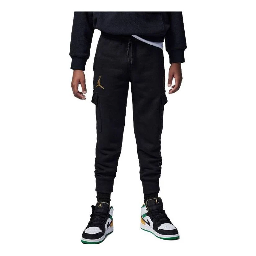 (GS) Air Jordan Sportswear Cargo Pants 'Black' FD0715-010