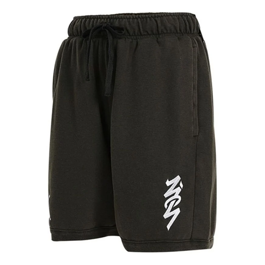 Men's Jordan As J Zion Df Flc Short Sports Knit Shorts Black DH9716-010