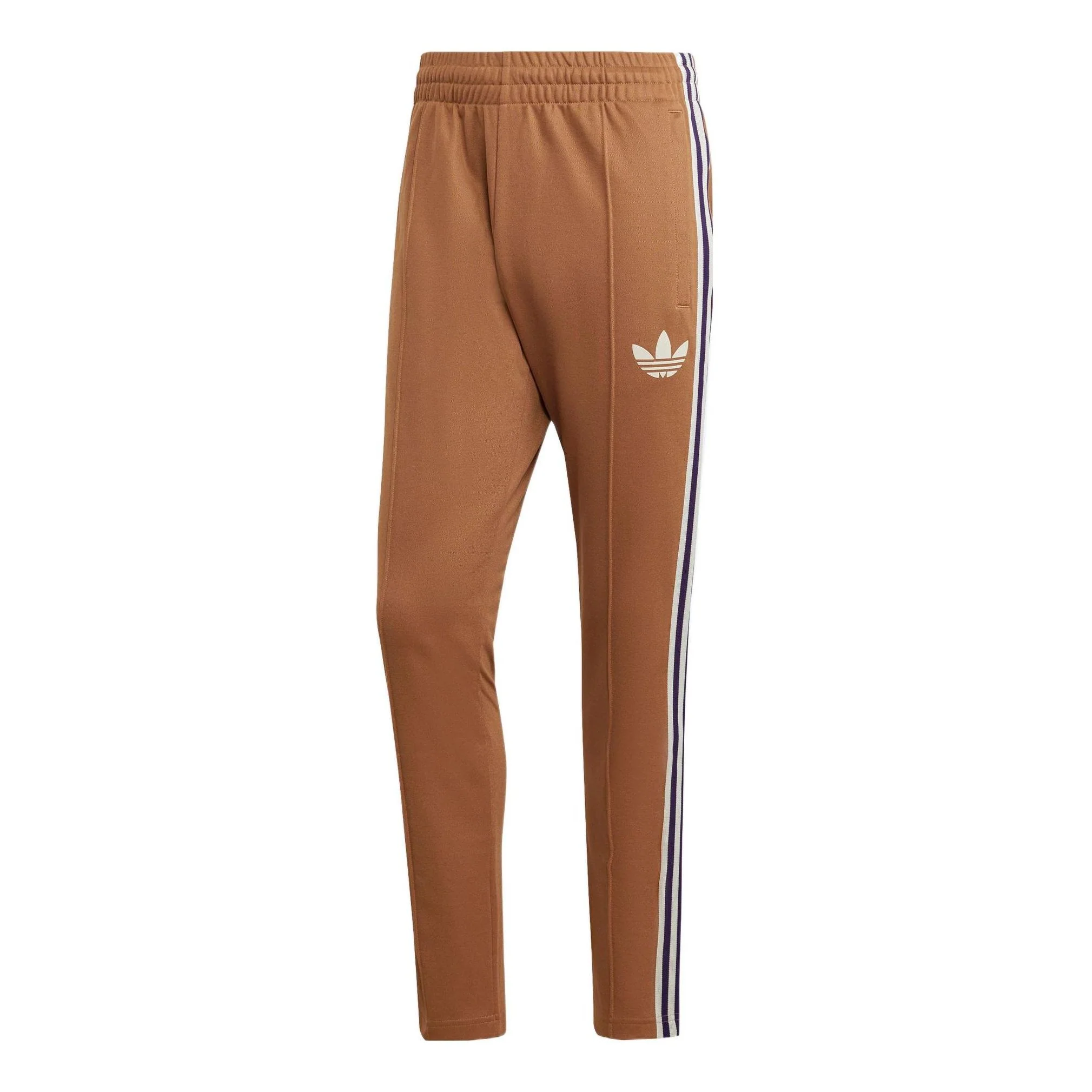 adidas Striped Tp Side Printing Straight Pants Asia Sizing 'Brown' IB3430