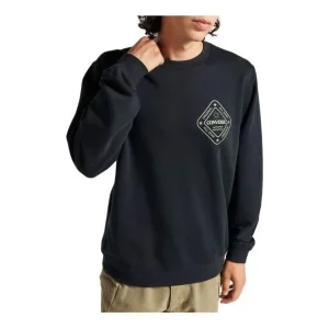 Converse Chuck Taylor All Star Winter Art Graphic Crew Sweatshirt Asia Sizing 'Black' 10025632-A01