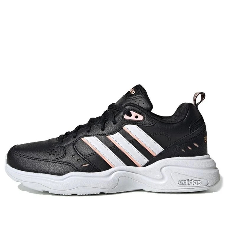 (WMNS) adidas neo Strutter 'Black White Pink' FV0427