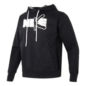 Nike Dri-FIT Standard Issue Premium Pullover Basketball Hoodie 'Black White' DV9502-010