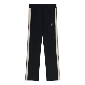 Palm Angels SS23 Monogram Classic Track Pants 'Black Off White' PMCJ020E23FAB0011003