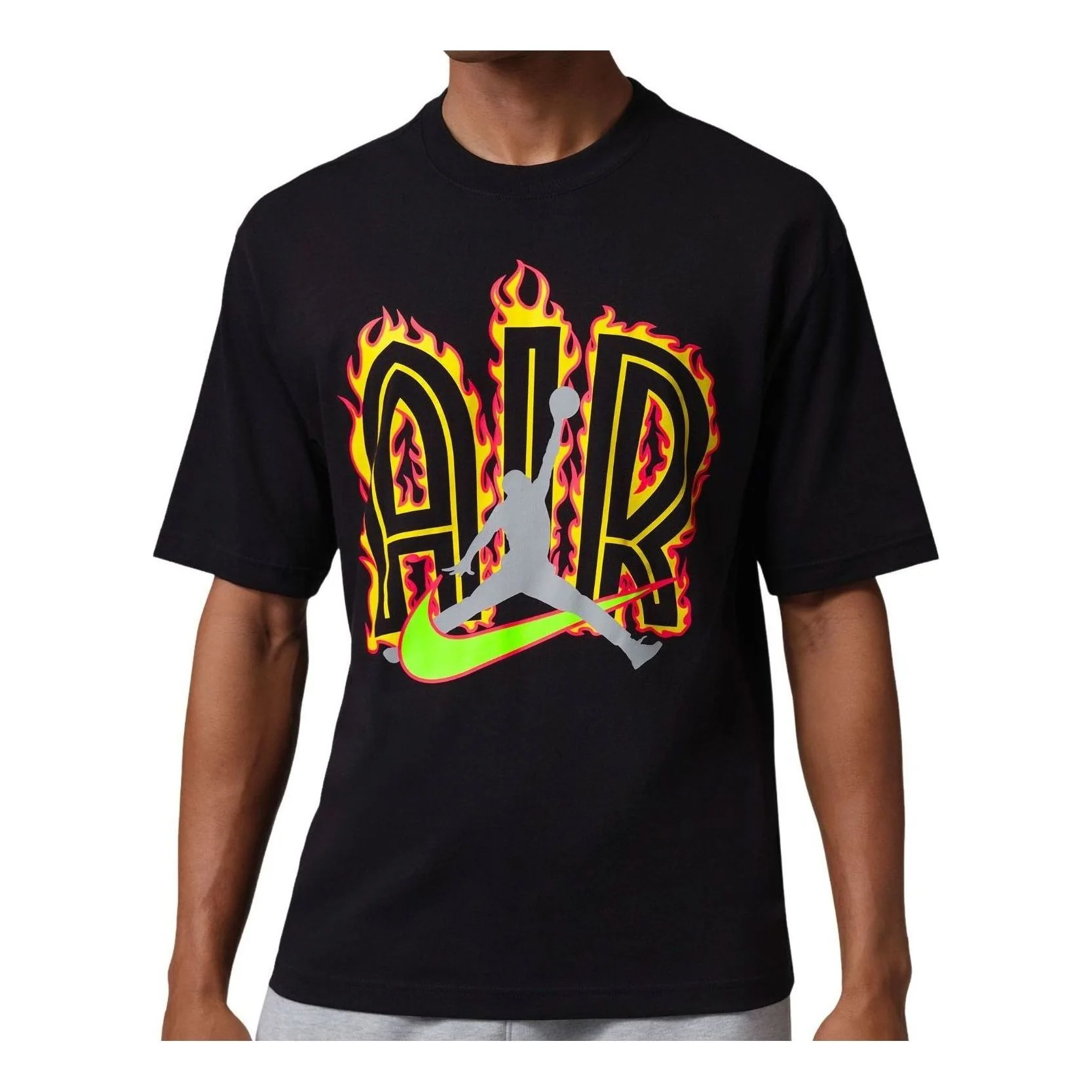 Air Jordan Script T-Shirt 'Black' IQ1026-010