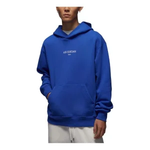 Air Jordan Wordmark Fleece Hoodie Asia Sizing 'Game Royal' FZ0582-480