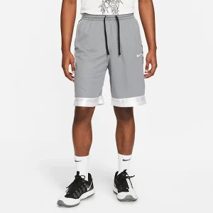 Nike Dri-fit Elite Stripe Basketball Shorts 'Cool Grey' CV1748-065
