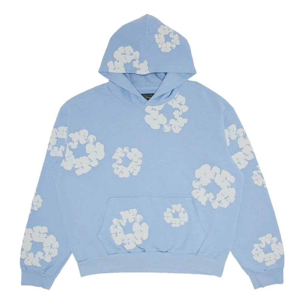 Denim Tears The Cotton Wreath Hoodie 'Powder Blue' FW24THD0682