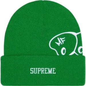 Supreme MF Doom Beanie 'Green White' SUP-FW23-2312