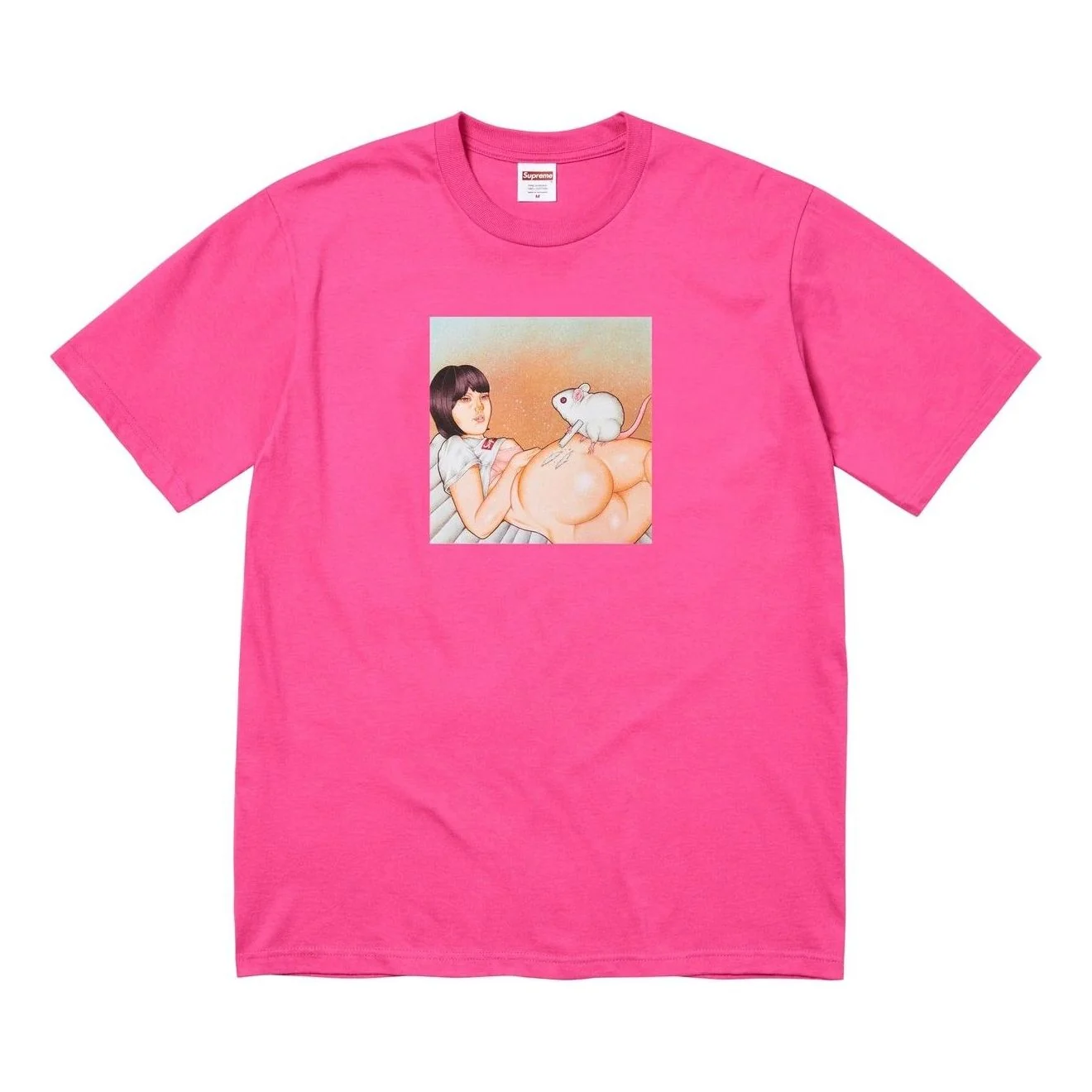 Supreme Mouse T-Shirt 'Fuchsia' SS25T47-FUCHSIA