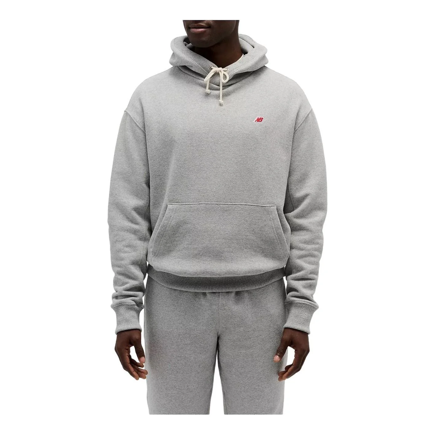 New Balance Made in USA Core Hoodie Asia Sizing 'Athletic Grey' MT43546AG