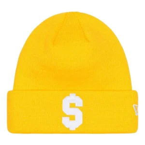 Supreme New Era $ Beanie SS24 'Yellow' SUP-SS24-2493
