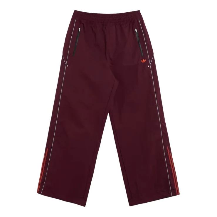 adidas Los Angeles Venice Wind Pants Relaxed Pants 'Burgundy' JX3800