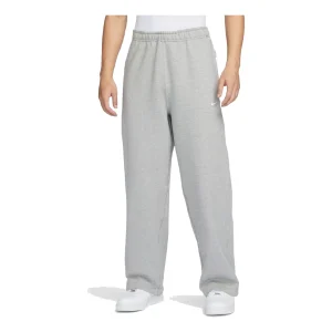 Nike Sportswear Swoosh Open-Hem Sweatpants Asia Sizing 'Grey' FN3343-063