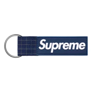 Supreme Ripstop Keychain SS24 'Navy' SUP-SS24-2663