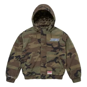 Supreme x Mitchell & Ness Twill Stadium Jacket 'Woodland Camo' FW24J106-WOODLAND-CAMO