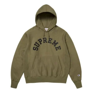 Supreme Champion Hooded Sweatshirt 'Olive' SS25SW57-OLIVE