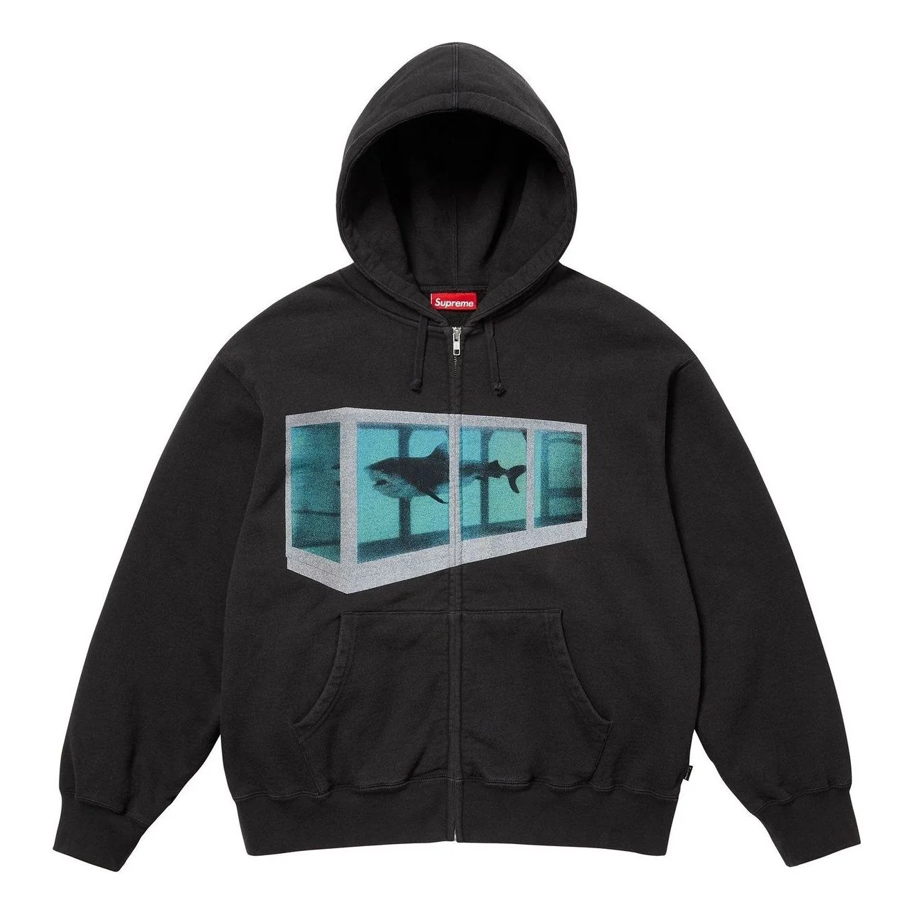 Supreme x Damien Hirst Zip Up Hooded Sweatshirt 'Black' SS25SW29-BLACK