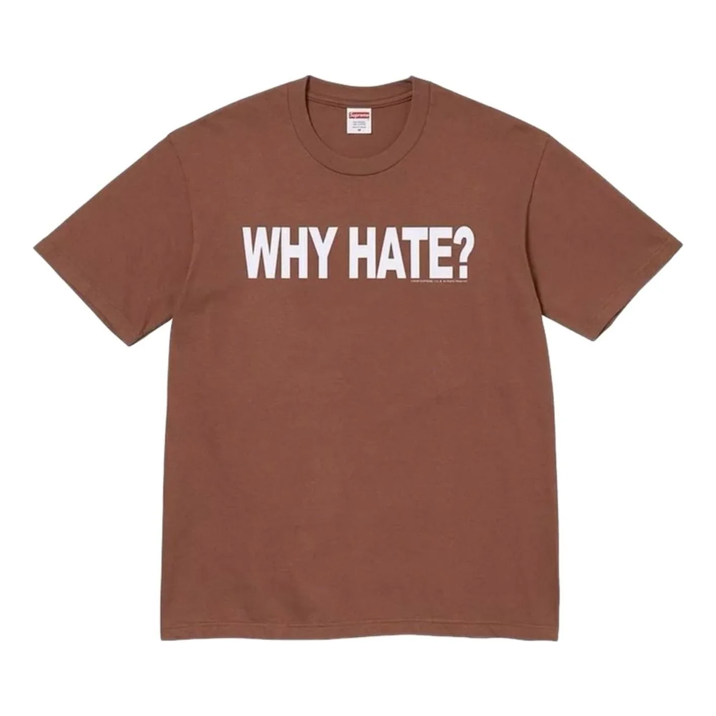 Supreme SS26 Based T-Shirt 'Brown' SUP-SS26-348-BRN