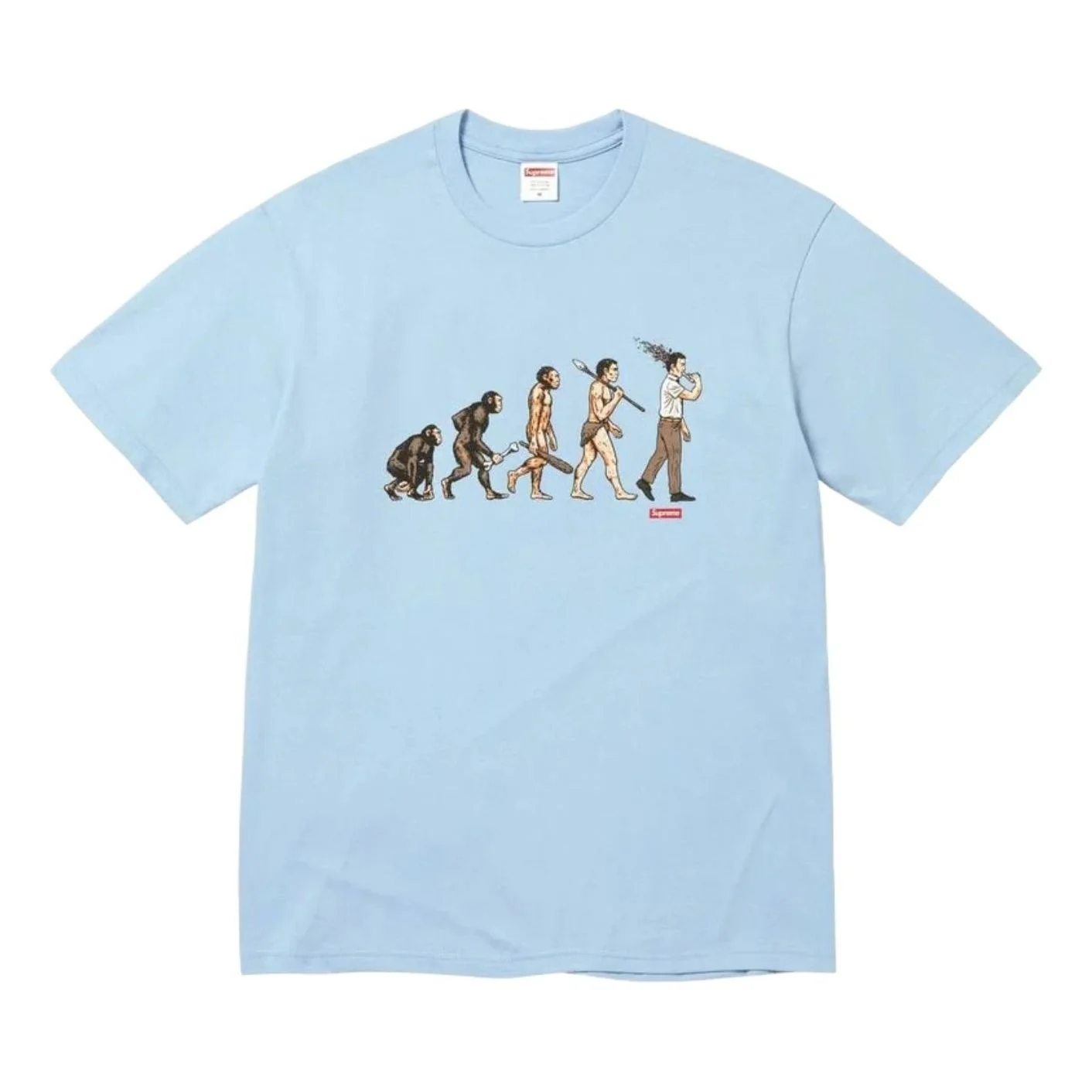 Supreme SS26 Evolution T-Shirt 'Powder Blue' SUP-SS26-003-PWDRBLU