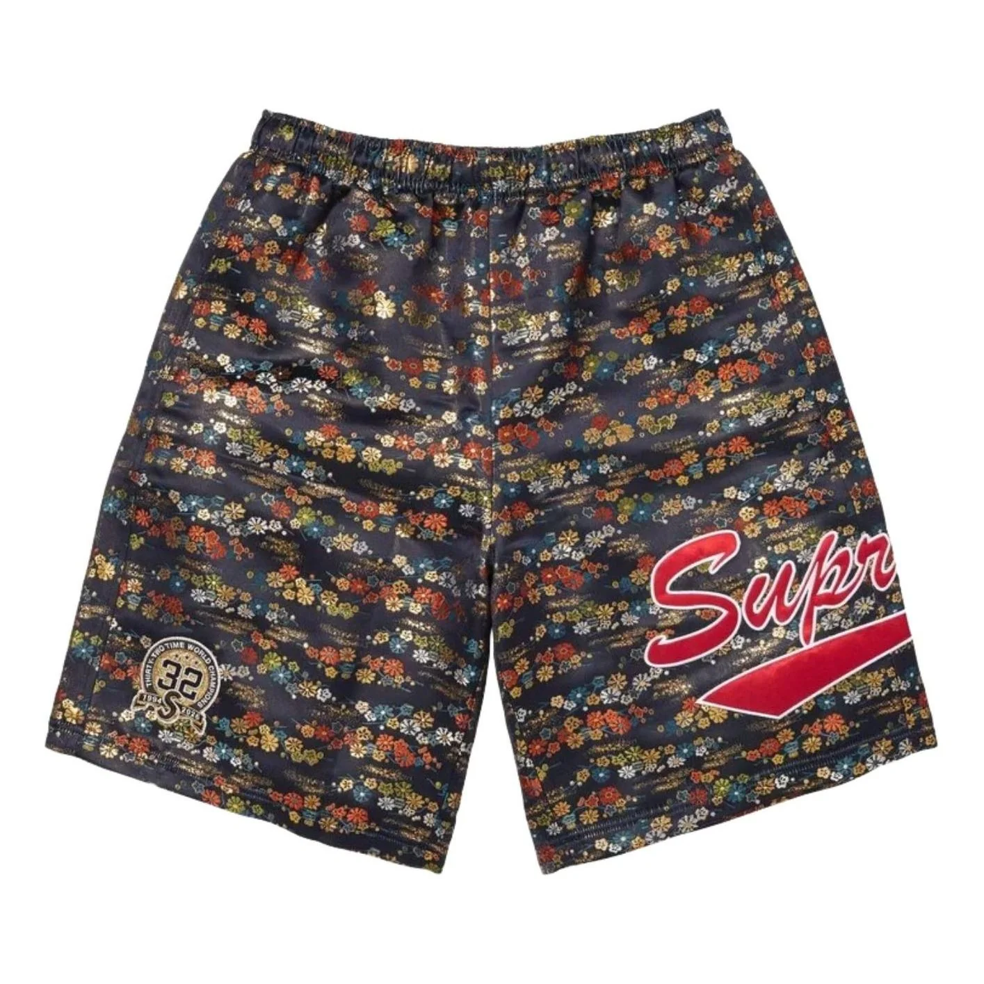 Supreme SS26 Floral Jacquard Short 'Navy' SUP-SS26-142-NVY