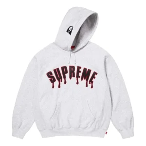 Supreme x Ghostface SS26 Arc Hooded Sweatshirt 'Ash Grey' SUP-SS26-207-GRY