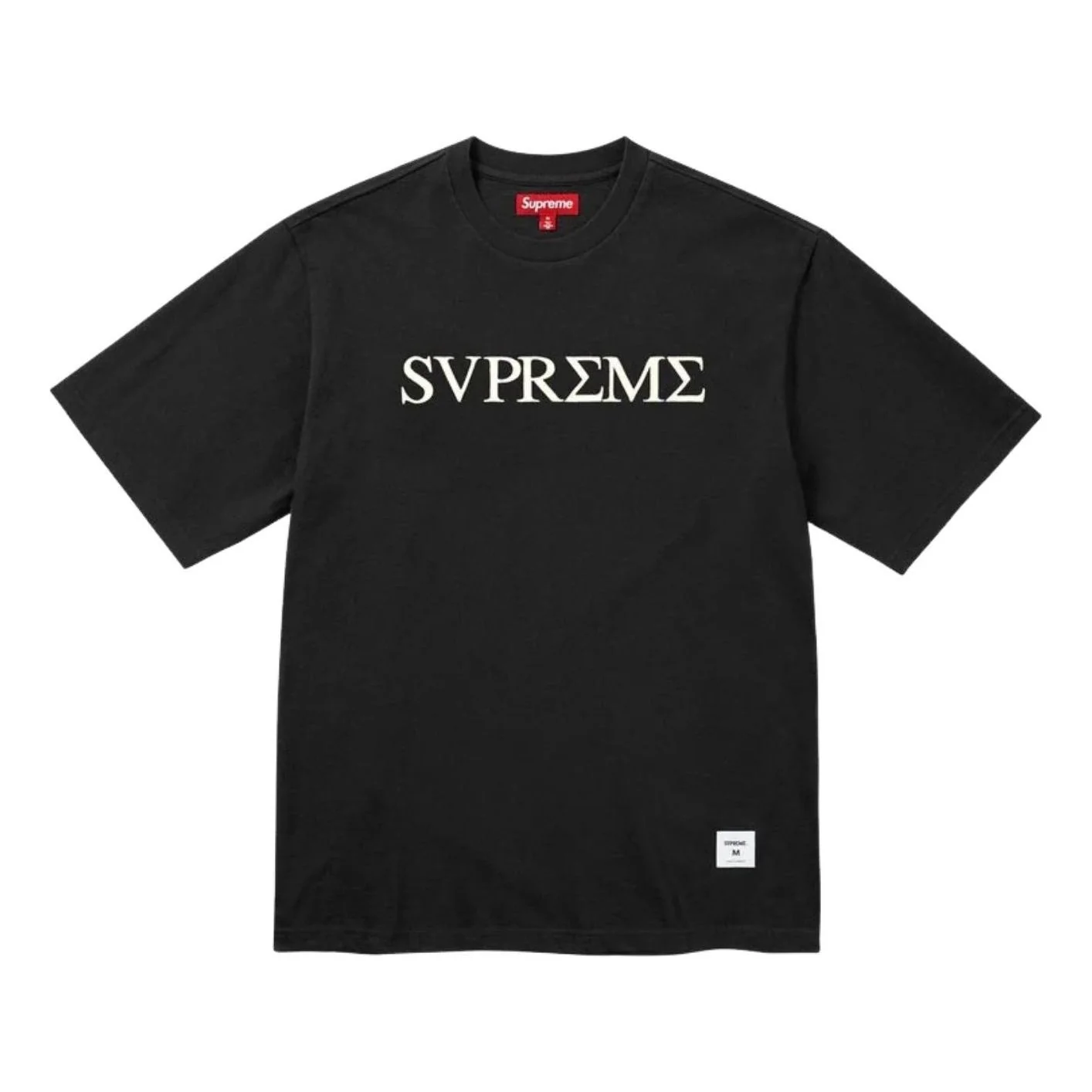 Supreme SS26 Greek S/S T-shirt 'Black' SUP-SS26-290-BLK