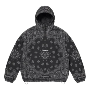 Supreme SS26 Reflective Bandana Anorak 'Black' SUP-SS26-293-BLK