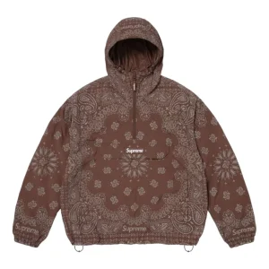 Supreme SS26 Reflective Bandana Anorak 'Brown' SUP-SS26-293-BRN