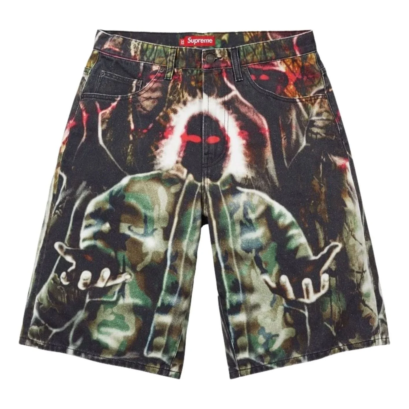 Supreme SS26 Shadows Baggy Denim Short 'Multicolor' SUP-SS26-215