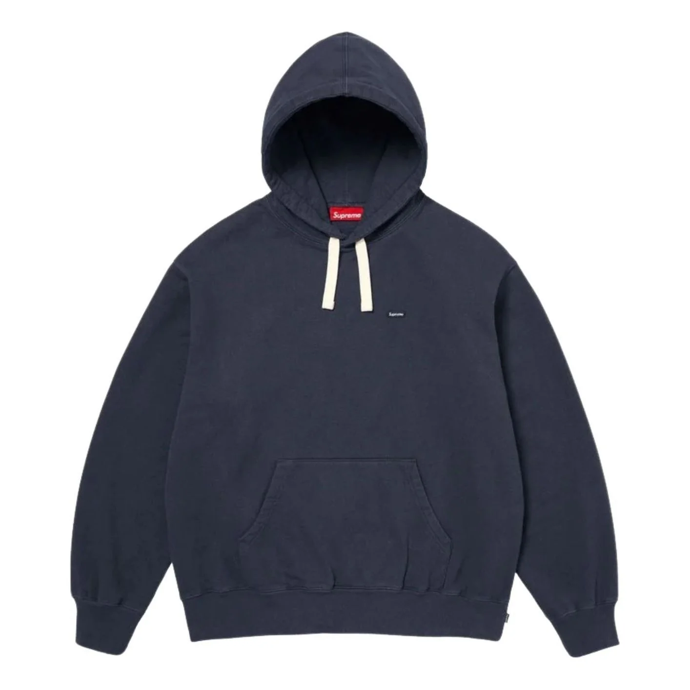 Supreme SS26 Small Box Drawcord Hooded Sweatshirt 'Navy' SUP-SS26-021-NVY