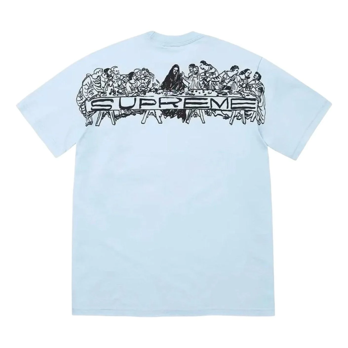 Supreme SS26 Supper T-Shirt 'Powder Blue' SUP-SS26-346-PBLU