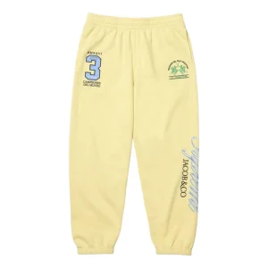 Supreme x La Martina SS26 Sweatpant 'Yellow' SUP-SS26-315-YLW
