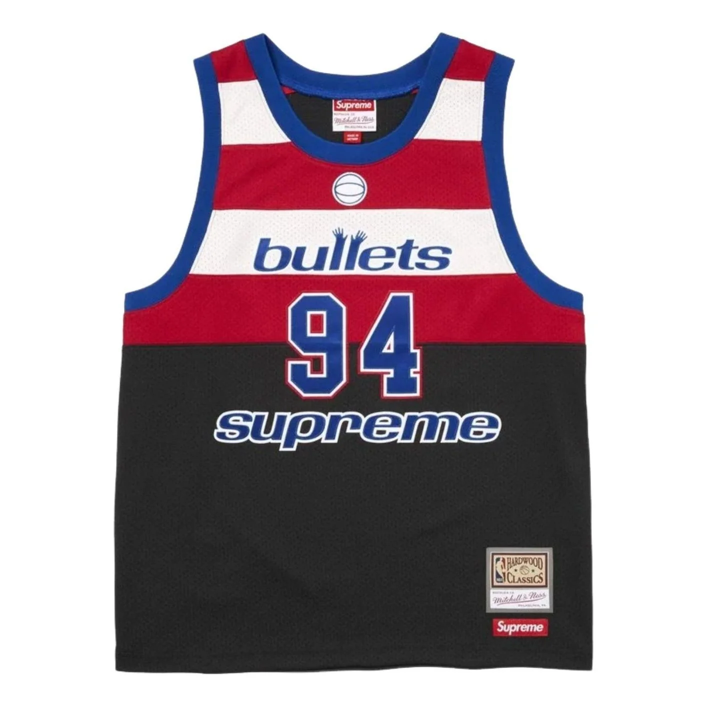 Supreme x Mitchell & Ness SS26 Teams Basketball Jersey 'Black' SUP-SS26-284-BLK