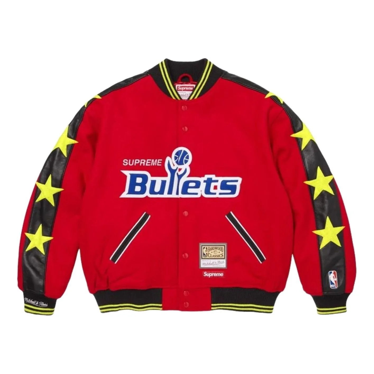 Supreme x Mitchell & Ness SS26 Teams Varsity Jacket 'Red' SUP-SS26-281-RED