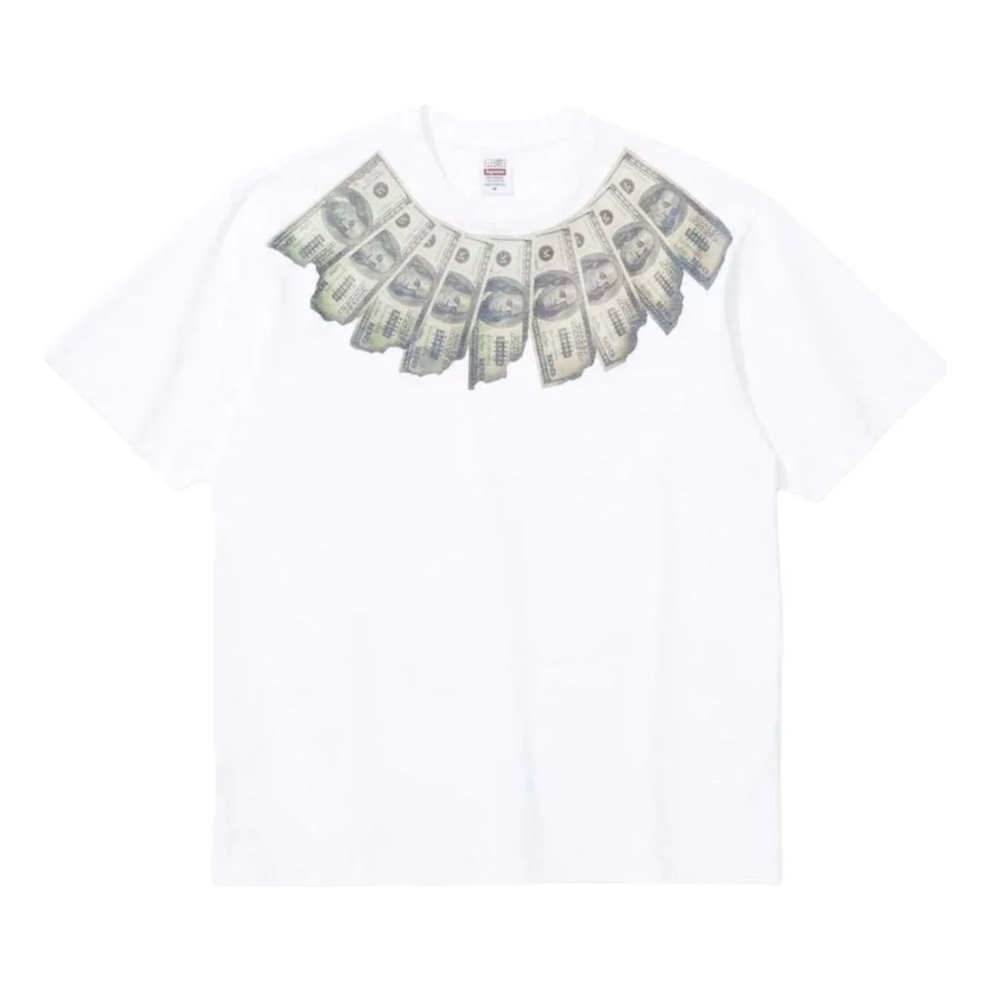 Supreme x MM6 Maison Margiela Money S/S T-Shirt 'White' SUP-SS26-103-WHT