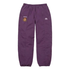 Supreme x Umbro SS26 Cotton RipsT-Shirt Track Pant 'Plum' SUP-SS26-029-PLM