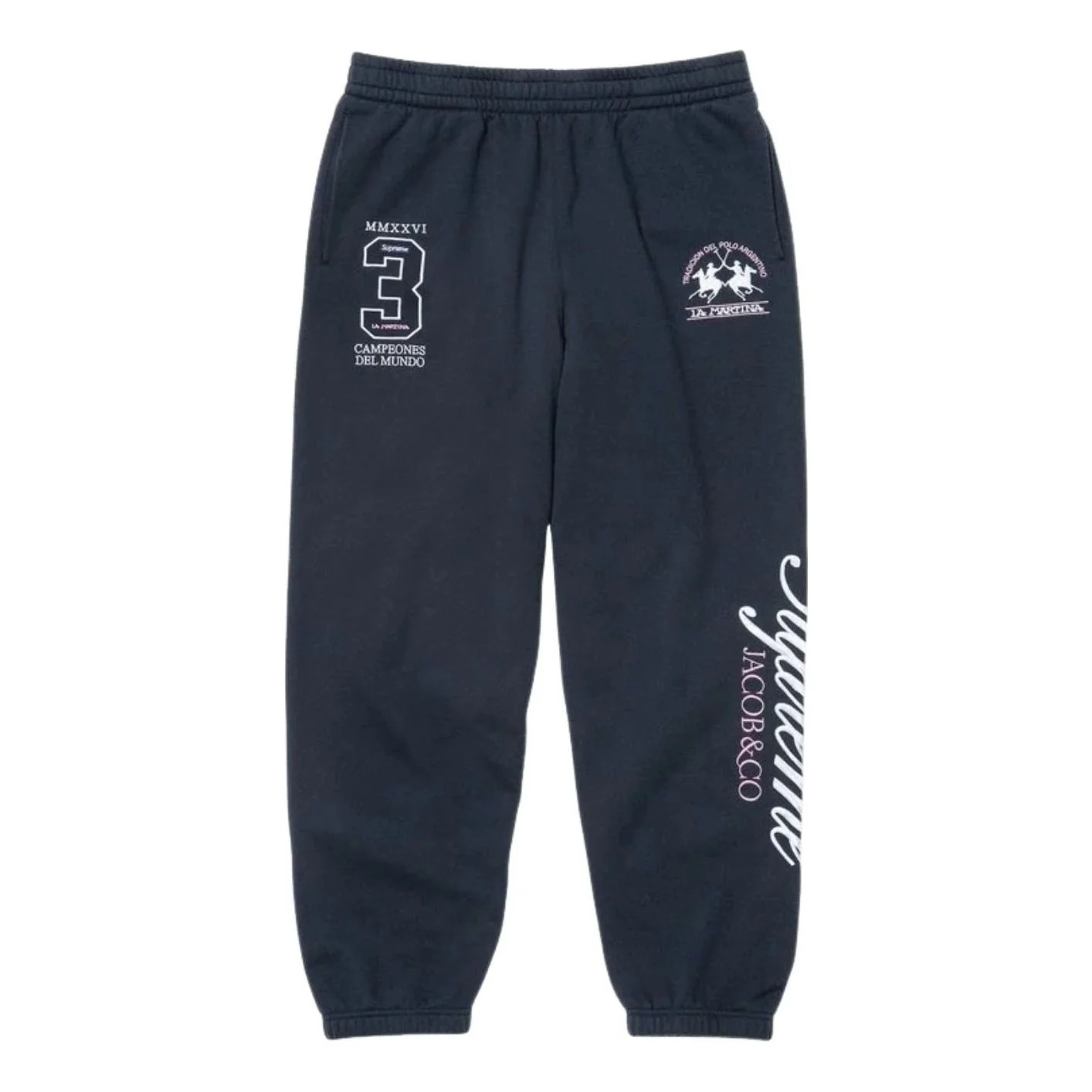 Supreme x La Martina SS26 Sweatpant 'Navy' SUP-SS26-315-NVY