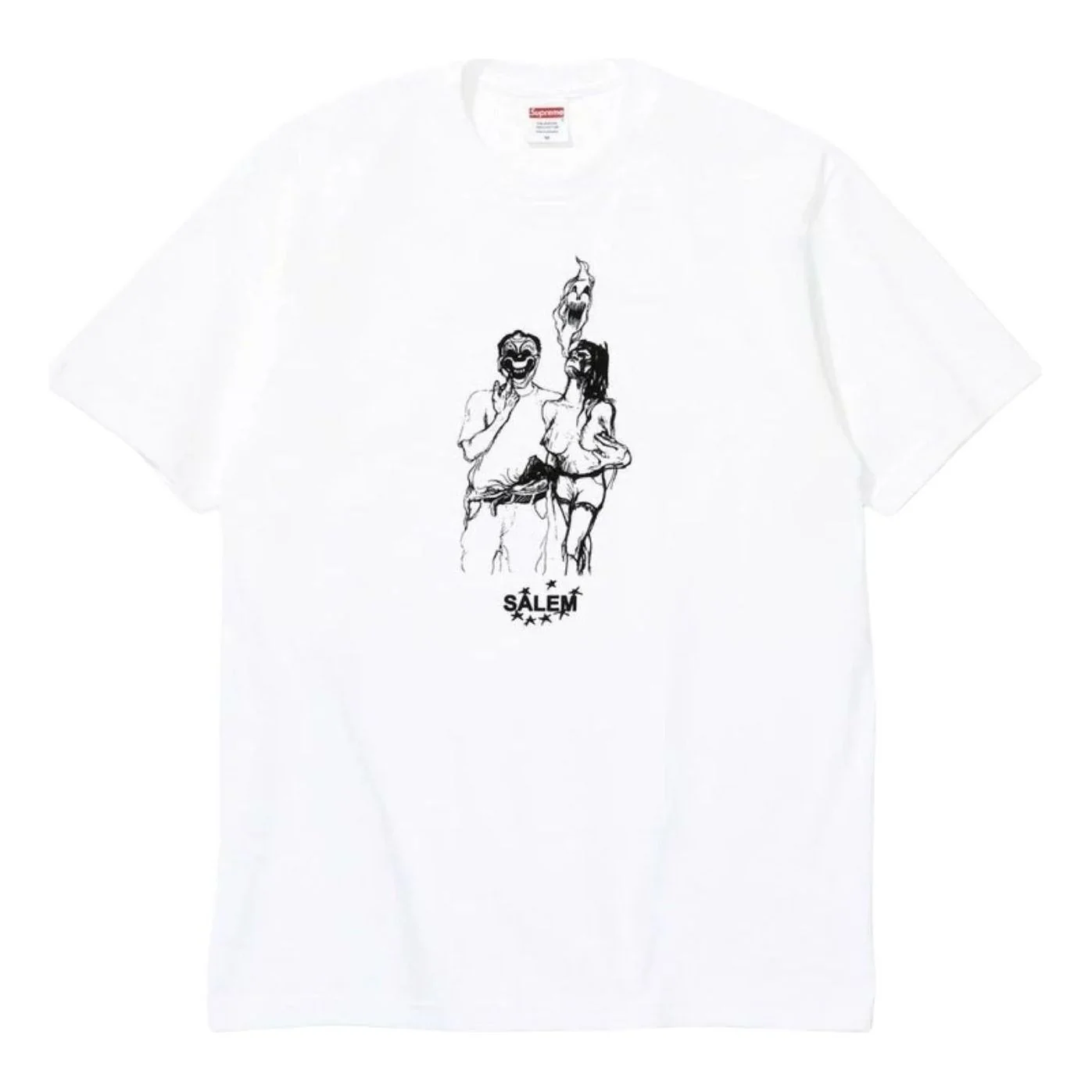 Supreme x SALEM SS26 T-Shirt 'White' SUP-SS26-274-WHT