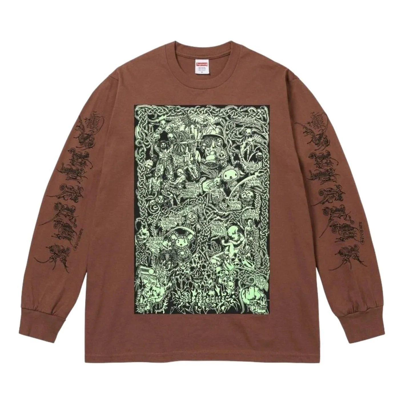 Supreme SS26 Wombat L/S T-Shirt 'Brown' SUP-SS26-013-BRN